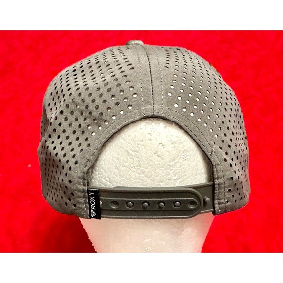 Roxy Grey Gray Pink Beige Camo Camouflage Military Army Trucker Hat Cap - Picture 3 of 4